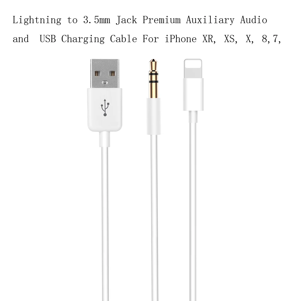 1 м 3 фута 8 контактный разъем 5 мм Дополнительный аудио и USB кабель для зарядки 7 plus X