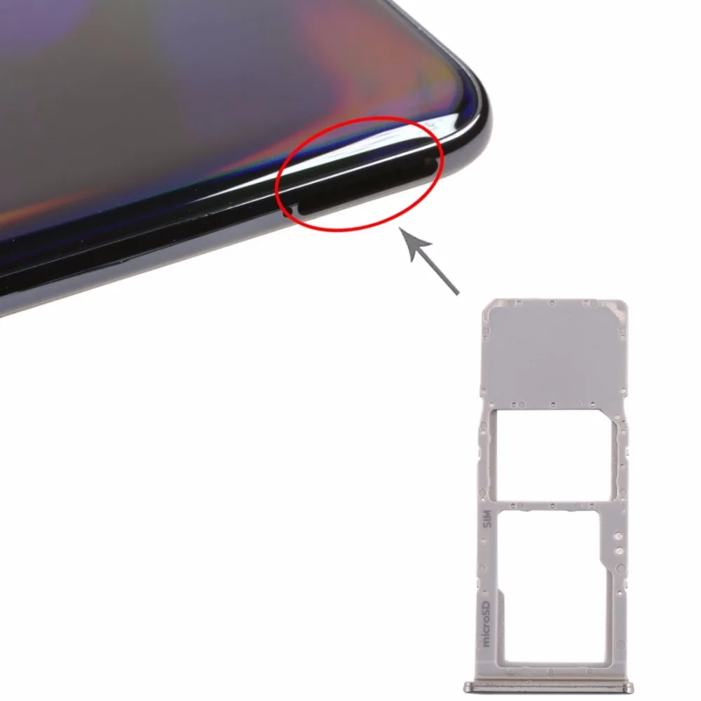 Лоток для sim-карты+ лоток для карт памяти Micro SD для Galaxy A70