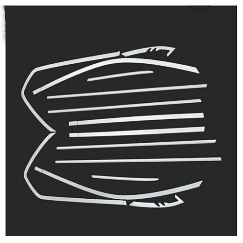 

for Toyota prado 2010-2018 modified all-car window trim with stainless steel window trim strips