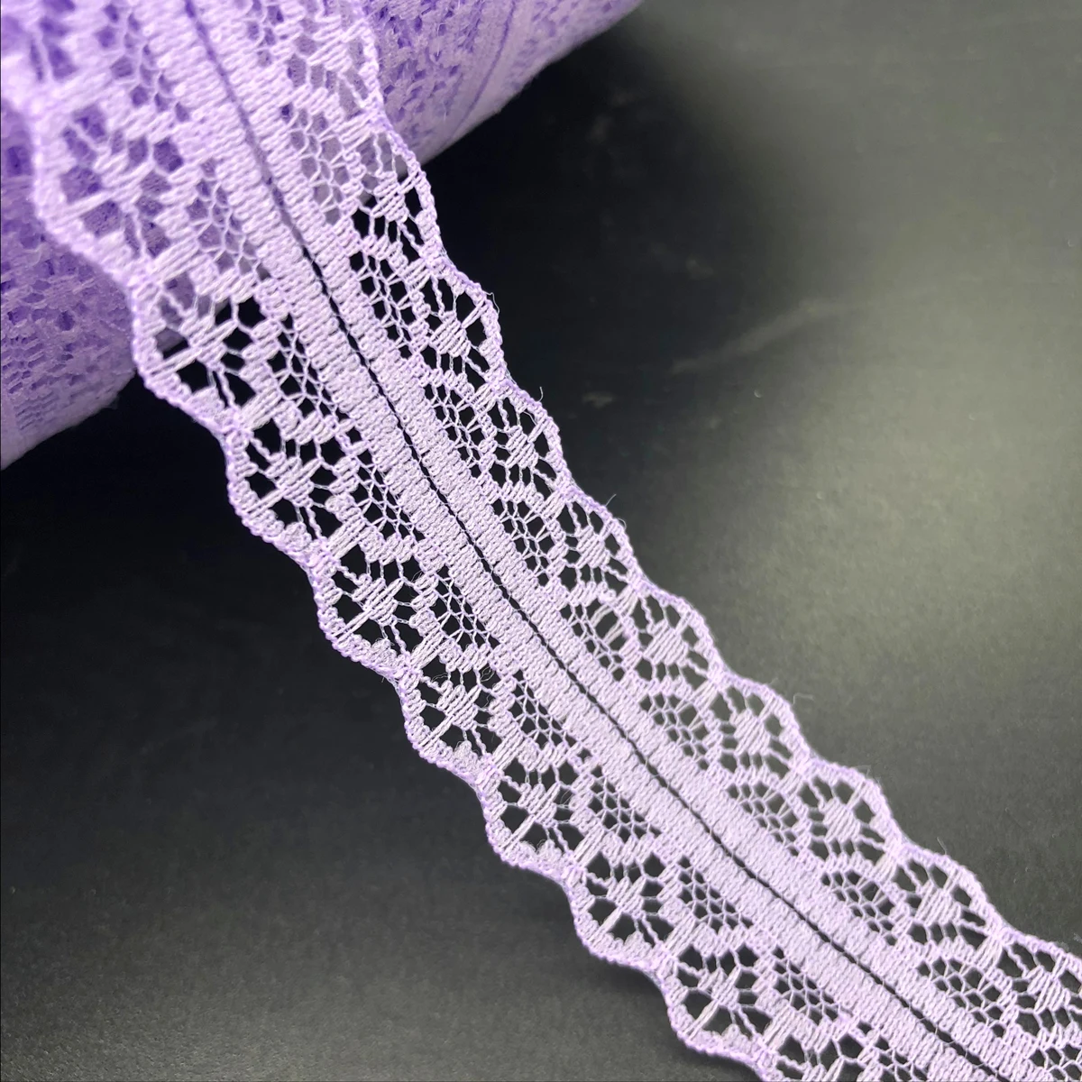 Новинка 10 ярдов 30 мм вышитая кружевная отделка Лента для шитья аппликации