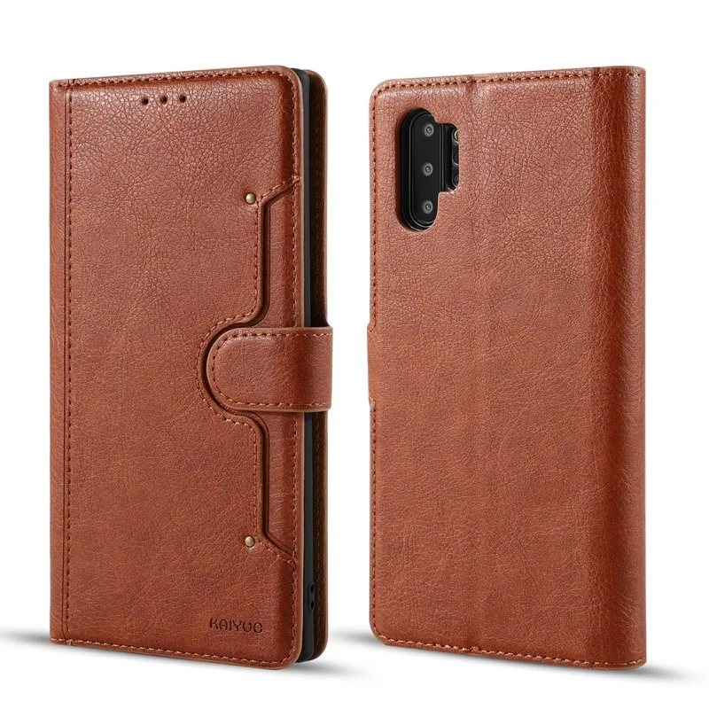 

Luxury Business Flip Leather Case Protection Cover For Samsung Galaxy Note10 /Note10 Plus Phone Shell