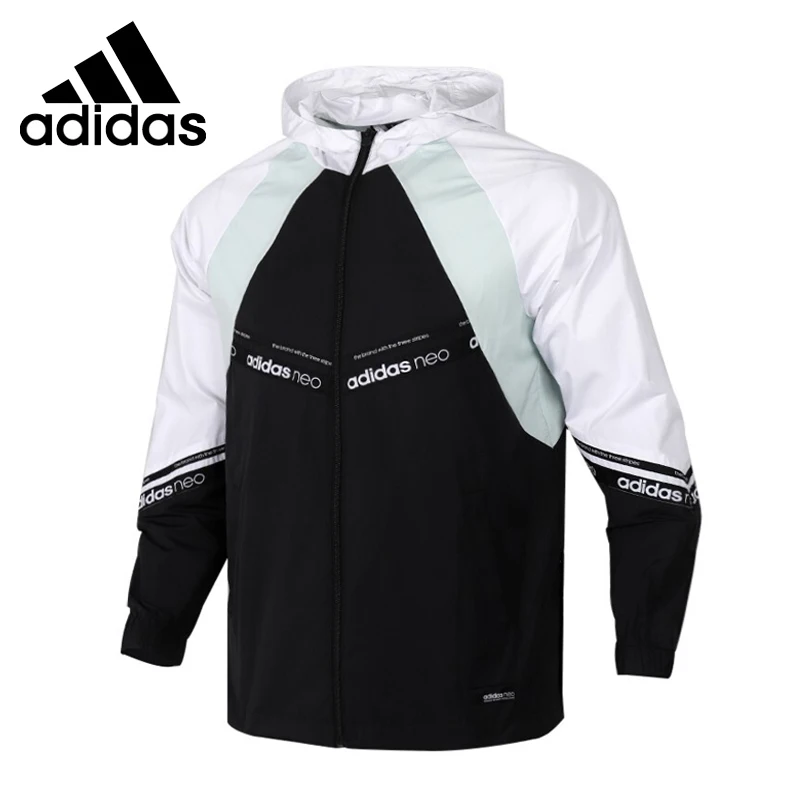 Nueva chaqueta deportiva con capucha para Hombre Adidas NEO M SS WB| para running| - AliExpress