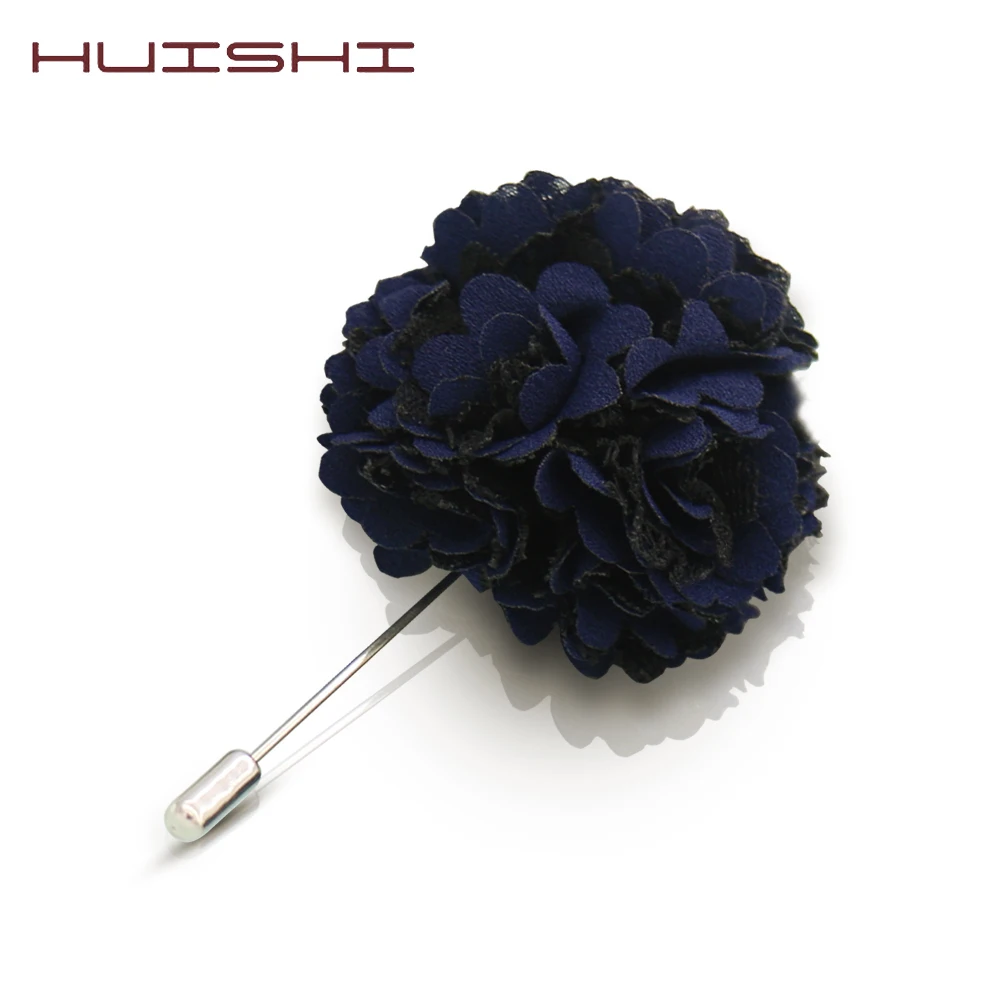 HUISHI 여성용 브로치, 여성 천 아트 패브릭 꽃 브로치, 남성 여성 수국 장미 꽃 가디건, 셔츠 핀 쥬얼리