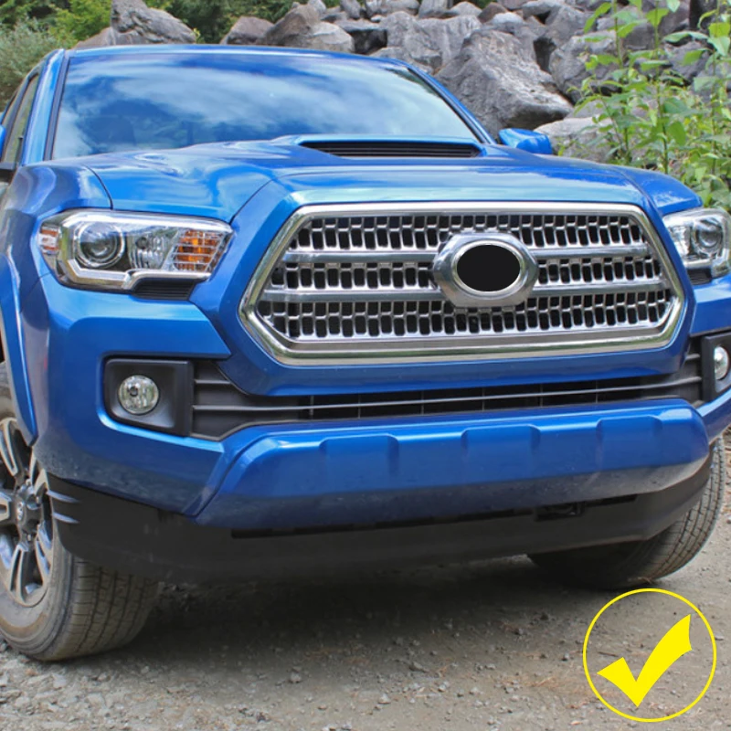 Марка Toyota Tacoma TRD- ABS хромированные аксессуары для стайлинга автомобилей Передняя головка крышка двигателя Гриль Крышка отделка 1 шт