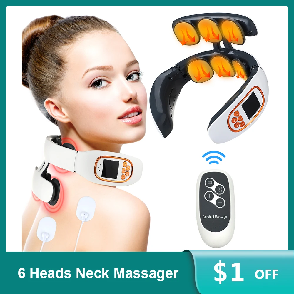 6 Heads Cervical Neck Massager – proMARAN