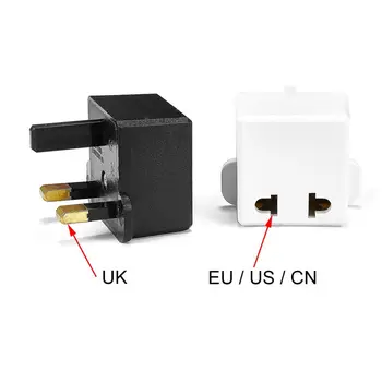 

UK Plug Adapter Converter EU European Euro US To 3 Pin British Travel Power Adapter Socket Electrical Outlet