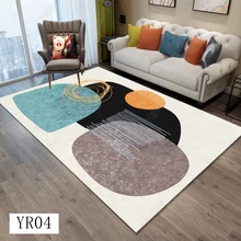 Ковер в скандинавском стиле для гостиной, абстрактный светильник, роскошный кашемировый плед, прикроватная тумбочка для спальни, современный журнальный столик, напольный коврик для Кабинета