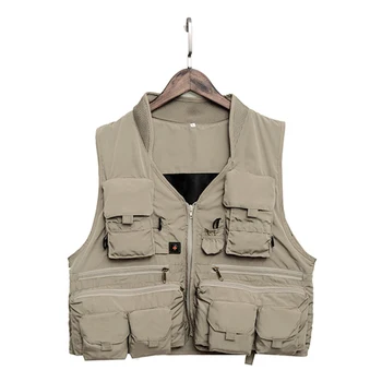 

Quick Dry Hiking Outdoor Sport Multifunction Waistcoat Adult Breathable Multi Pocket Camping Survival Fishing Vest Boating