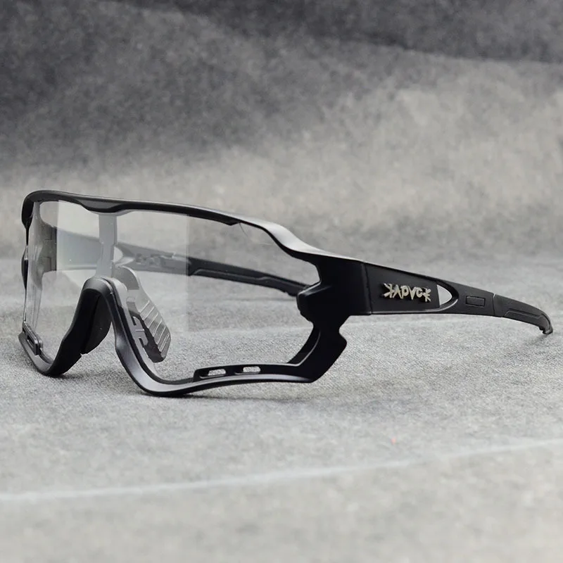 Фотохромные очки для горного велосипеда, шоссейного велосипеда, поляризованные очки для езды на велосипеде, мужские и женские солнцезащитные очки UV400 для горного велосипеда - Цвет: Black