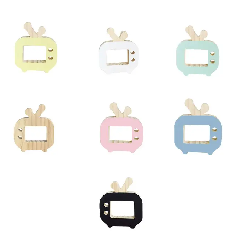 

Home Home Decoration Figurines Miniatures Decor Wooden TV toy ornaments Nordic wind furniture Creative Children Room Toys