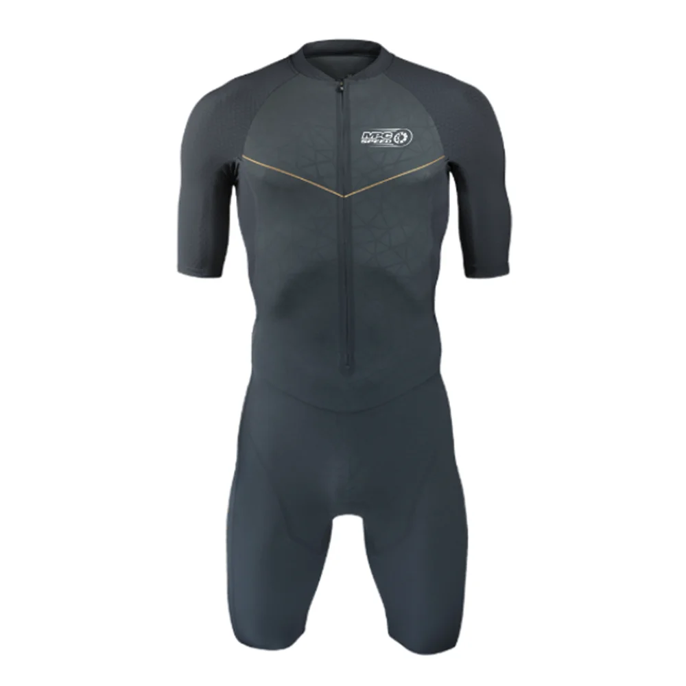 mpc speed Triathlon Suit Men's Road Bike Cycling jumpsuit Clothing Ropa De Ciclismo 2021 Skinsuit Cycling Jersey Set Bodysuit 2