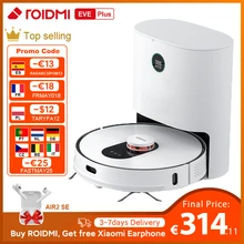 Code promotionnel(-18€): FRMAY018. ROIDMI – aspirateur Robot EVE Plus, avec collecteur de poussière intelligent, balai à franges, compatible avec l'application Mi Home, Google Assistant Alexa