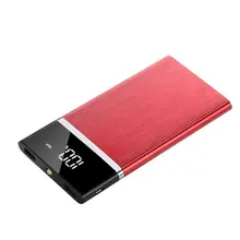 2000 мАч Ультра тонкое портативное зарядное устройство для мобильных телефонов, полимерный внешний аккумулятор, внешний аккумулятор