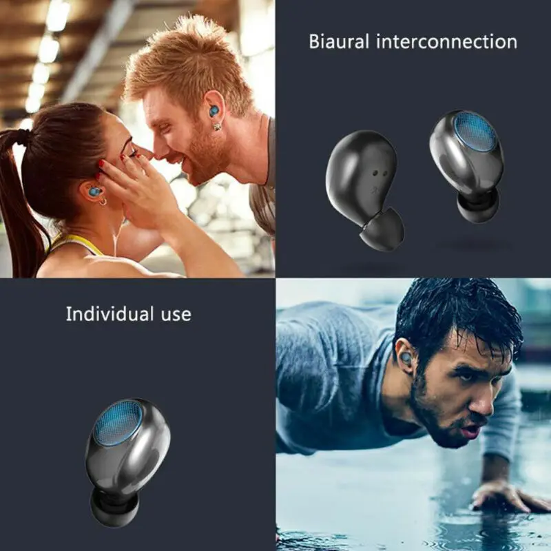 TWS беспроводные Bluetooth наушники сенсорные HiFi 4D стерео наушники-вкладыши с микрофоном