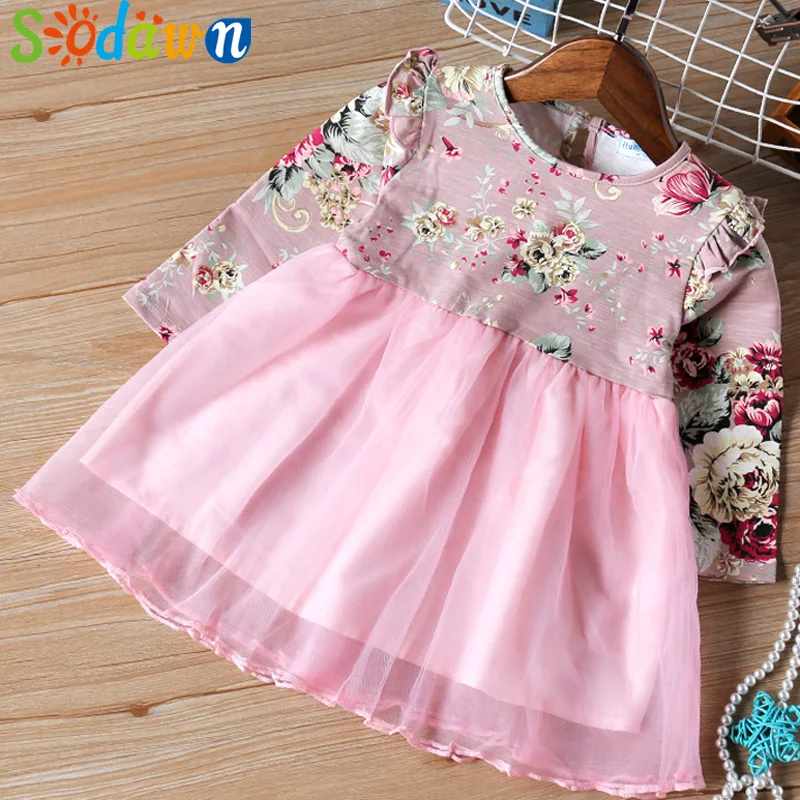 

Sodawn Kids Dresses For Girls 2019 Summer New British Style Sub-Network Short Sleeve Dress Baby Girl Clothes