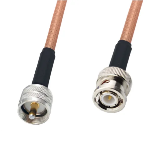 

RG142 Cable UHF PL259 Male to BNC Male Jack Connector RF Coaxial Jumper Pigtail Cable