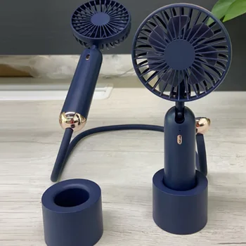 

New Hanging Neck Fan, Three-Purpose Multi-Function, Vertical, Handheld, Hanging Neck Charging USB Small Fan