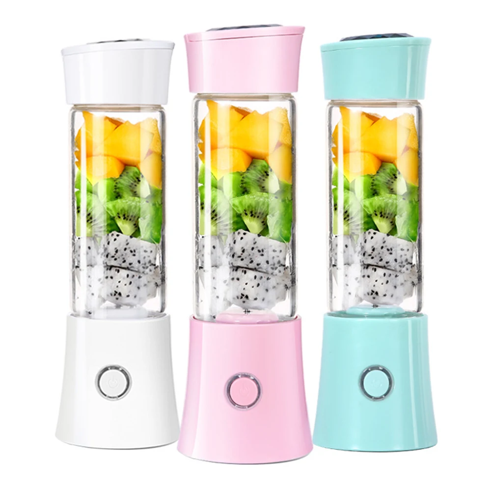 

480ml Portable Juicer Fruit Vegetable Juice Mixer Electric USB Rechargeable Manual Food Juicers Blender Fruit Mixers Bottle