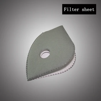 

10pcs/lot mask activated carbon mask filter PM2.5 anti-dust anti pollution 5 layer bike bicycle cycling masks smog