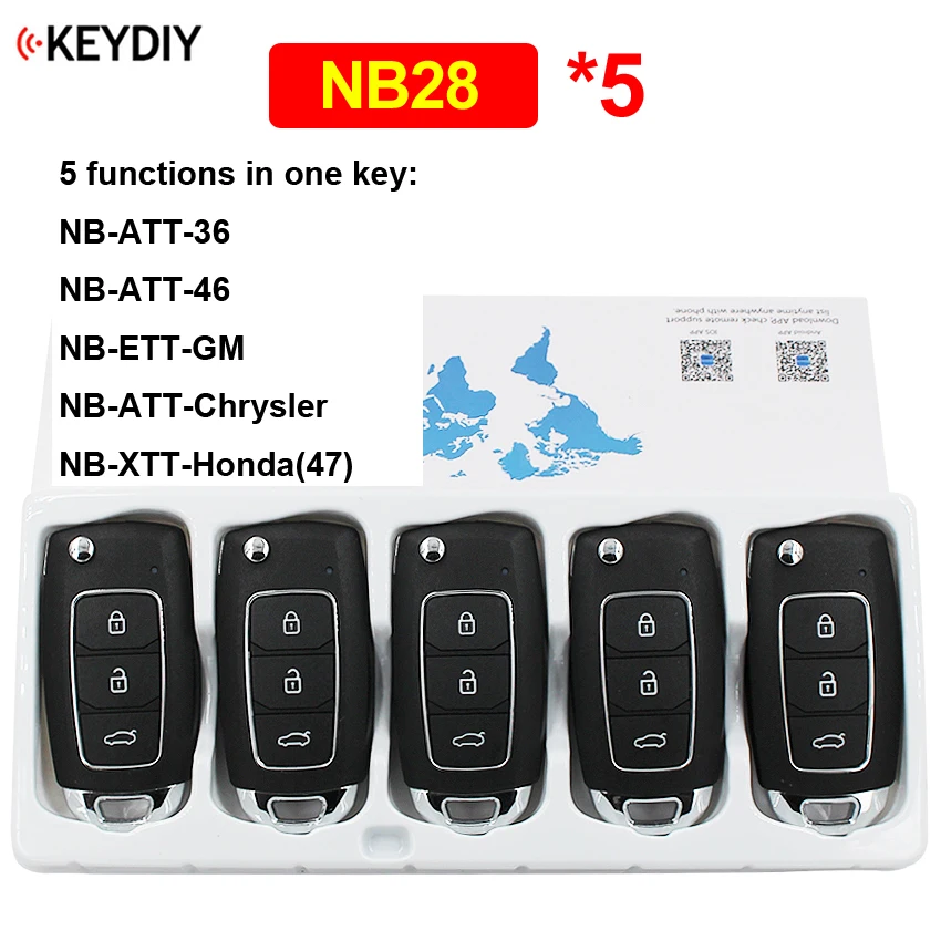 5 шт./лот NB11 NB08 NB10 NB22 NB25 NB26 NB28 NB29 KD дистанционный ключ для KD900 KD900+ URG200 KD-X2(все функции, указанные в чипы в один ключ - Цвет: NB28