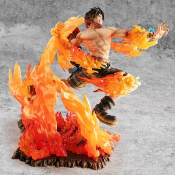 

Original Bandai Megahouse One Piece Portrait of Pirates Maximum Portgas D Ace Action Figura model Figurals