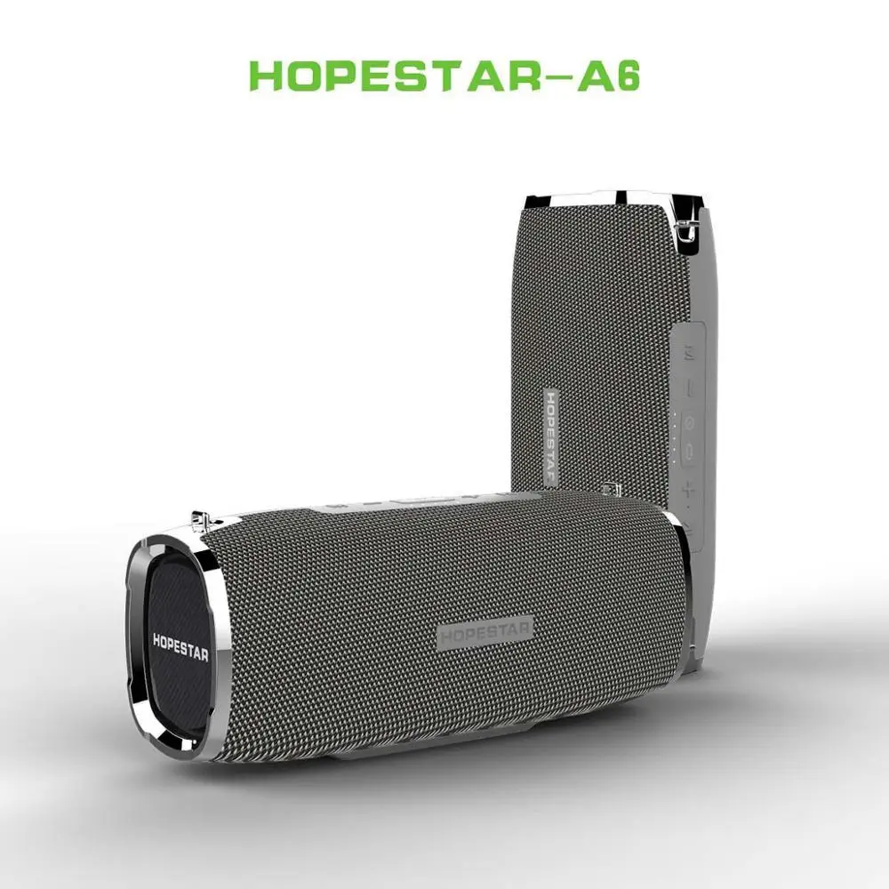 Динамик Bluetooth A6 35 Вт Портативный внешний динамик post UX USB MP3 Boeing box музыкальный плеер с зарядным устройством - Цвет: A6 gray
