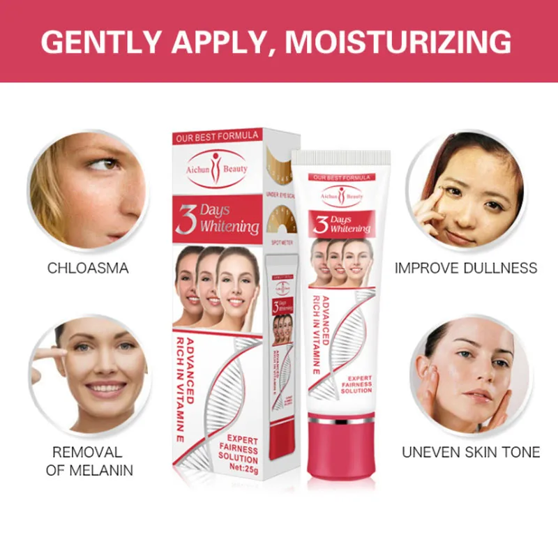 3 Days Whitening Face Cream Nicotinamide Freckle Removal Improve Dullness Anti Wrinkle Remove Dark Spot Fast Whiten Skin Care | Красота и