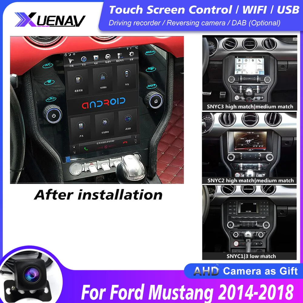Автомобильный радиоприемник мультимедийный плеер для ford Mustang 2015 2016