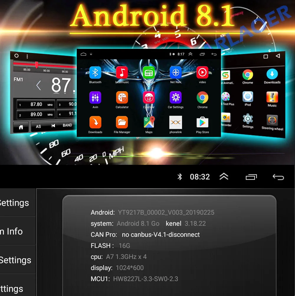 2G ram 2 din автомагнитола 2Din Android Авторадио мультимедийный плеер для Nissan hyundai Kia toyata Chevrolet Ford наклейки suzuki, mitsubishi