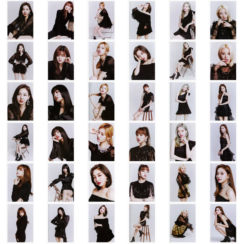 36 шт./компл. два раза TWICELIGHTS World тур с той же моделью Polaroid LOMO карточная коробка для олова Фотокарта дропшиппинг