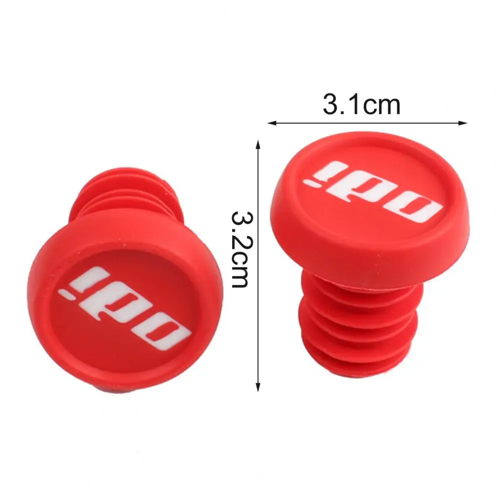 ODI Bicycle Handlebar End Caps 2pcs Bike Handlebar Plugs Replacement Anti-slip Rubber Bicycle Grip End Plugs MTB Road Bike