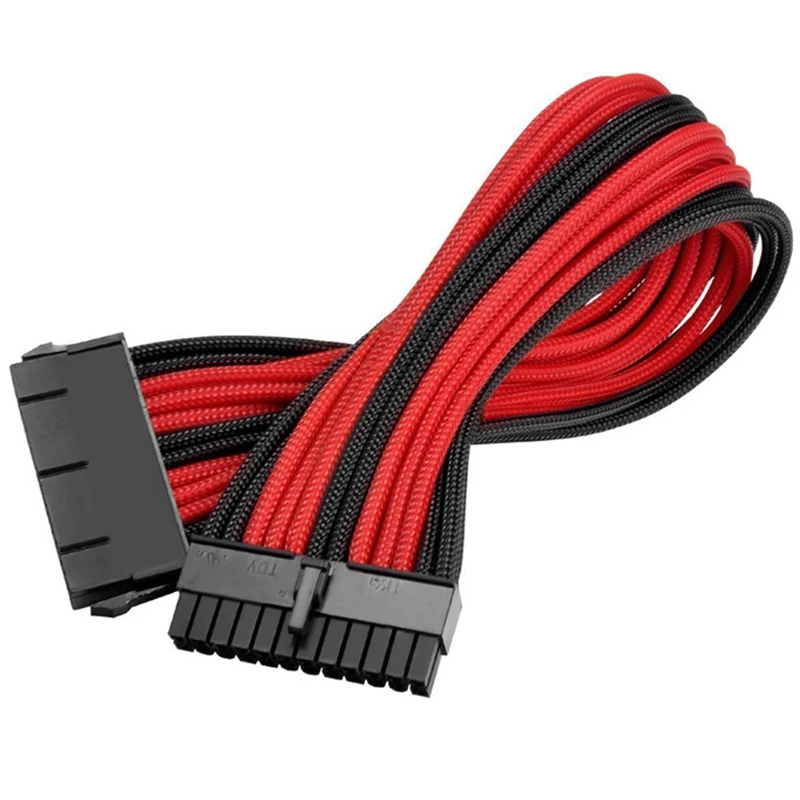 Комплект базового удлинительного кабеля Разные цвета ATX 24Pin EPS 4 + 4Pin PCI E 6 2Pin 6Pin