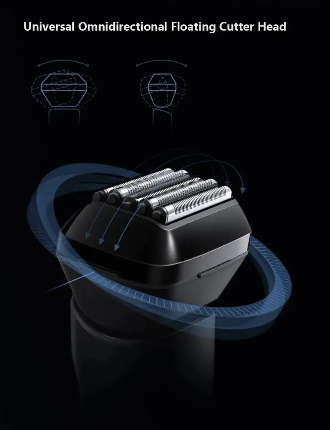 Xiaomi Mijia Reciprocating Electric Shaver Razor 5 Cutter Heads 15,000rpm Type-C Rechargeable Waterproof Omnidirectional Floatin (2)
