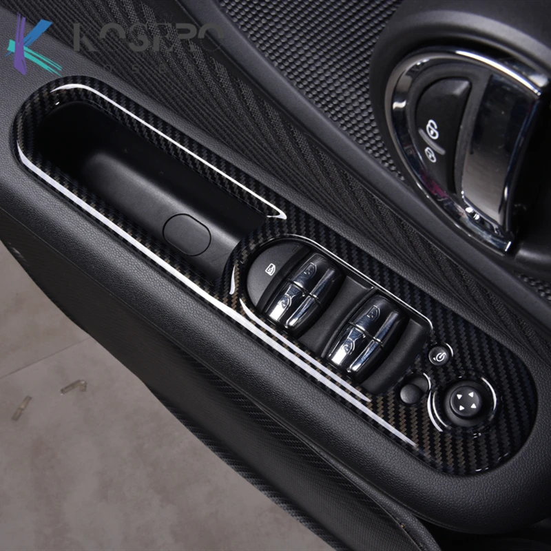 

4 Pcs Car styling Windows Control Panel decoration cover For BMW MINI Cooper Clubman F54 Automotive interior sticker Accessories