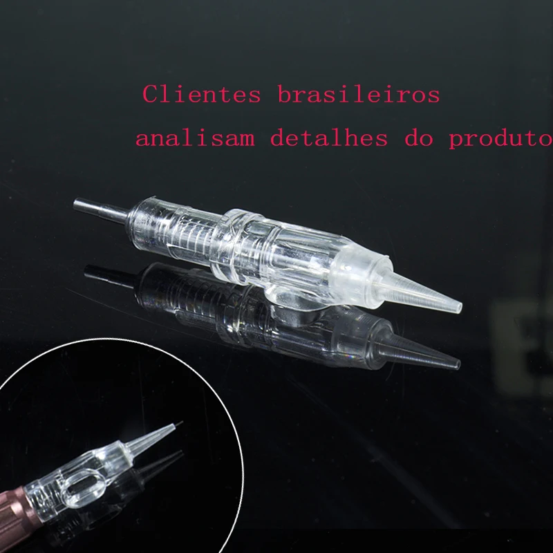 Иглы для перманентного макияжа Agulhas 100 шт. 1rl 3rl 600D G легкий клик 5RL 5F тату картриджей