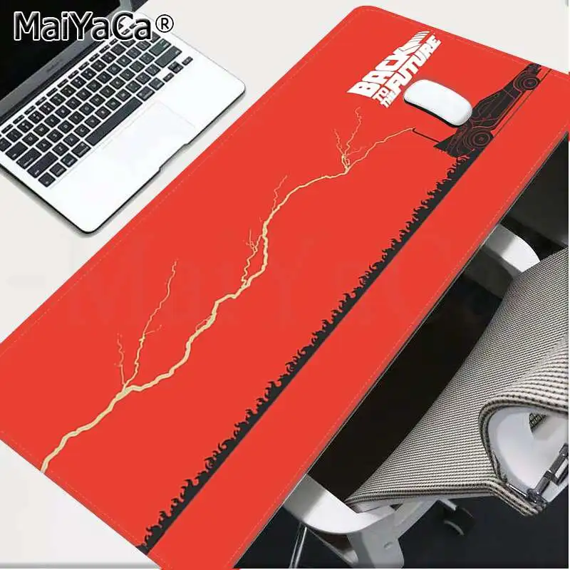 MaiYaCa Cool New Back to The Future Gamer Speed Mice Retail Small Rubber Mousepad Free Shipping Large Mouse Pad Keyboards Mat