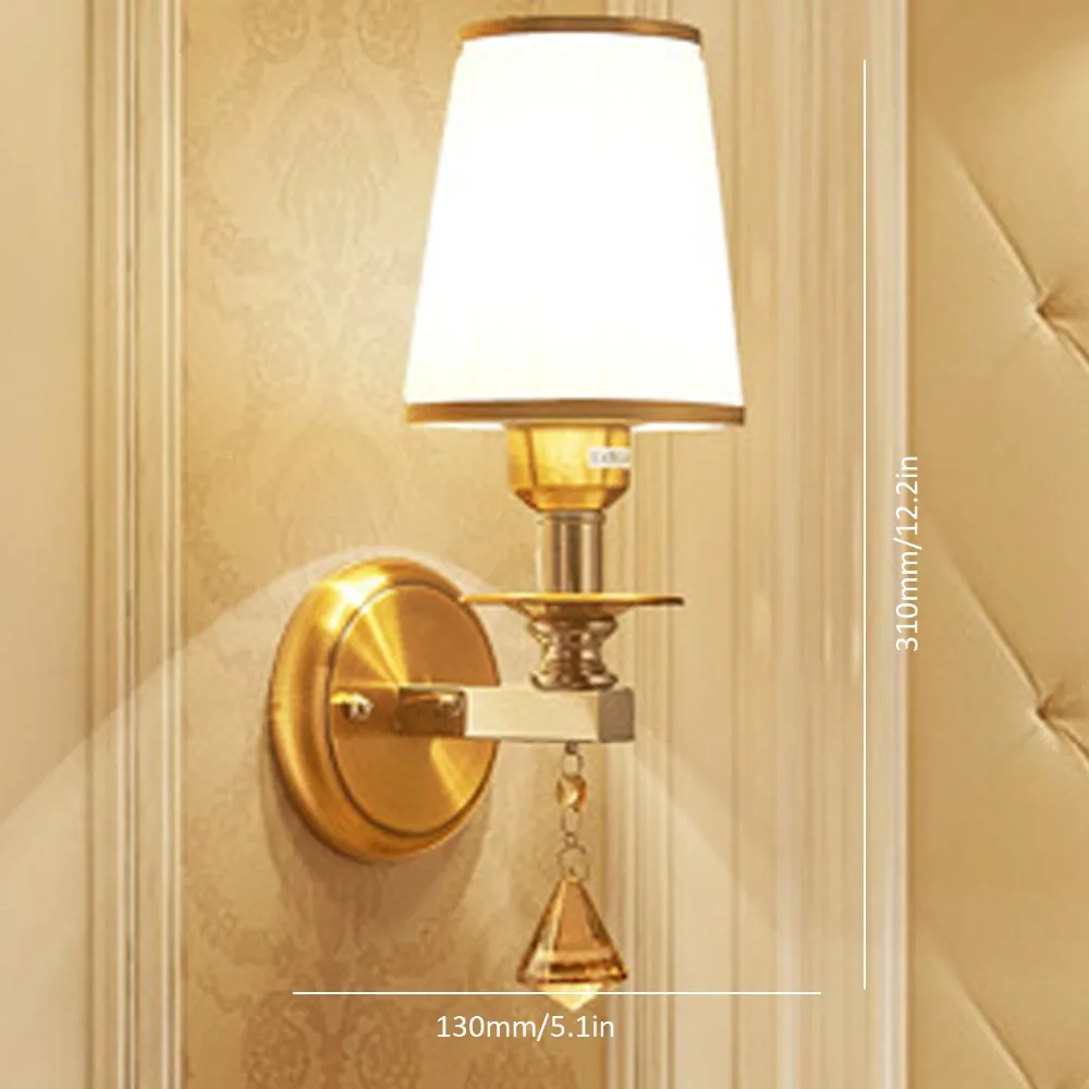 

Modern Minimalist Led Crystal Wall Light Lamp For Bedroom Living Room TV Background Wall Home Decoration B010