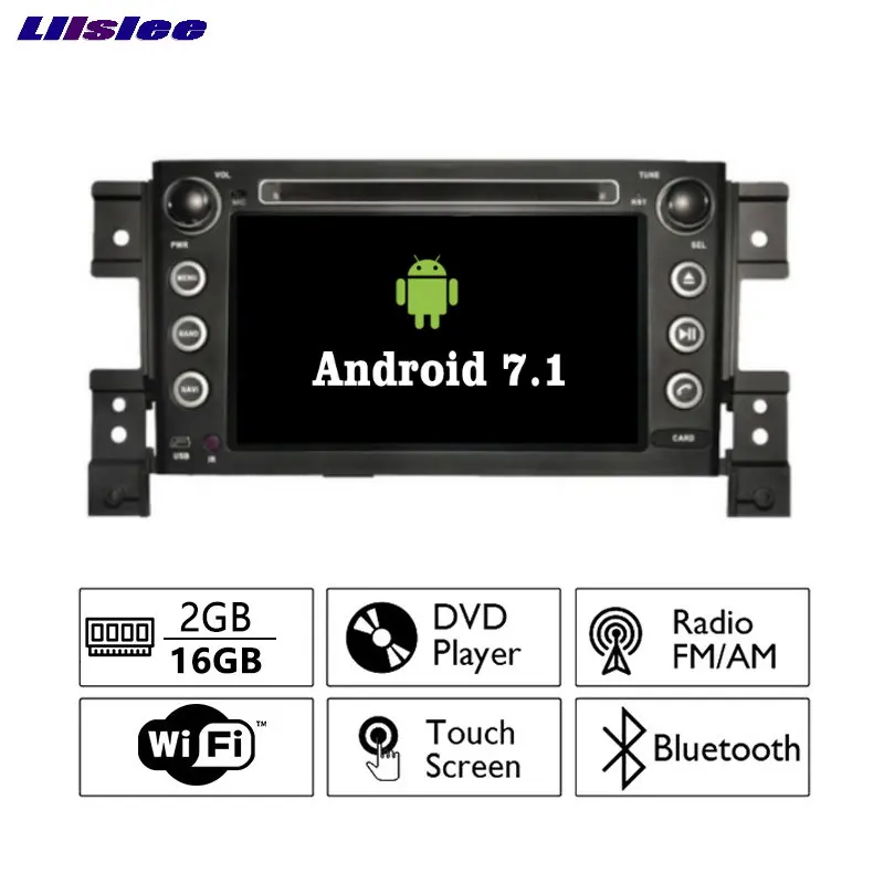 Liislee Android 7 1 2G RAM для Suzuki Grand Vitara 2005 автомобильное радио Аудио Видео Мультимедиа DVD
