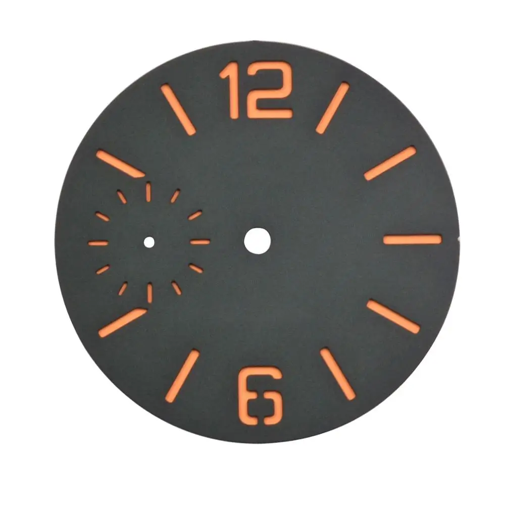 38.5mm Luminous Sterile dial Sandwich watch dial fit ETA 6497 ST3600 Movement watch 6497