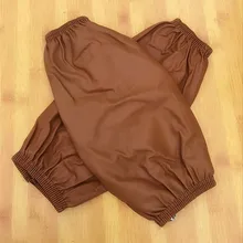 Взрослые кухонные водонепроницаемые маслостойкие кожаные рукава манжета Толстая ширина черная ПУ износостойкая крышка рукава