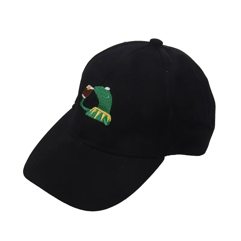 Kermit The Frog "Sipping Tea" Adjustable Strapback Cap