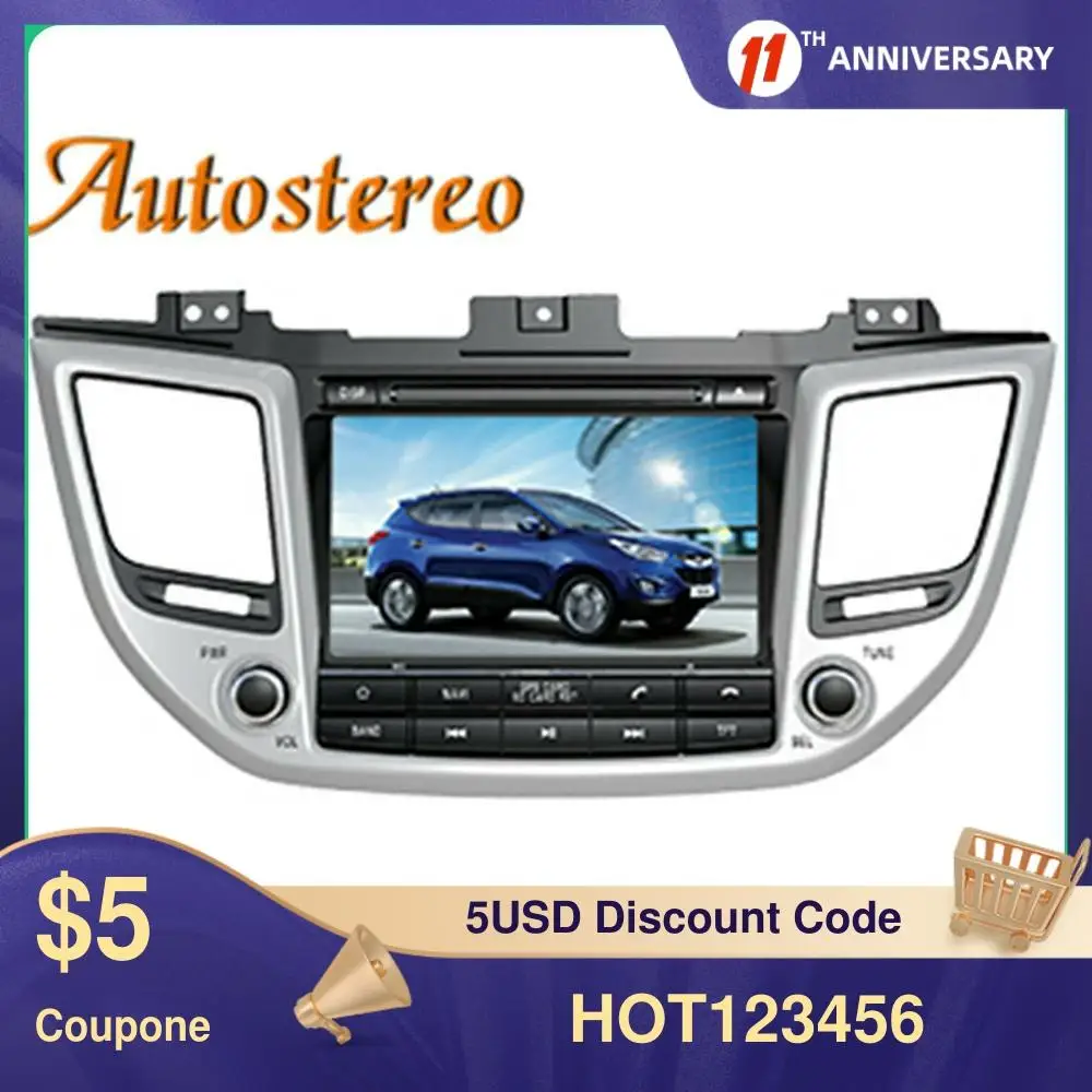 128 ГБ для Hyundai Tucson IX35 IX-35 беспроводной Carplay Android10.0 Автомобильный GPS-навигатор