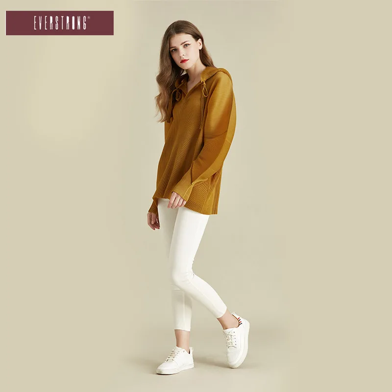 Spring and summer 2020 new 3D pleated thin T-shirt