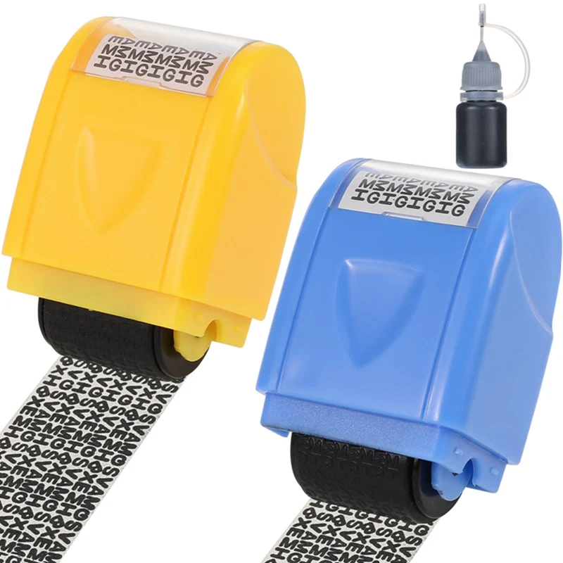 

Identity Theft Prevention Stamp Identity Guard Roller Stamp Personal Information Privacy Anti-leakage Rolling Security Stamp