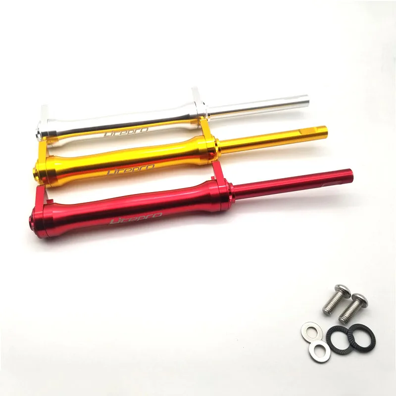 Litepro 4 colors Folding Bike Extension bar Block Telescopic Rod for Brompton Racks Easy Wheel Ultralight 82g