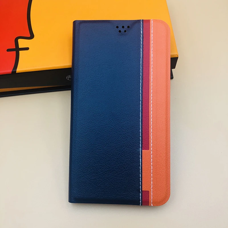 Разноцветные флип-чехлы из искусственной кожи чехол для телефона WIKO Robby 2 Robby2 Rainbow Lite jam 3g Vim Lite Freddy Kenny Чехол-книжка - Цвет: P2