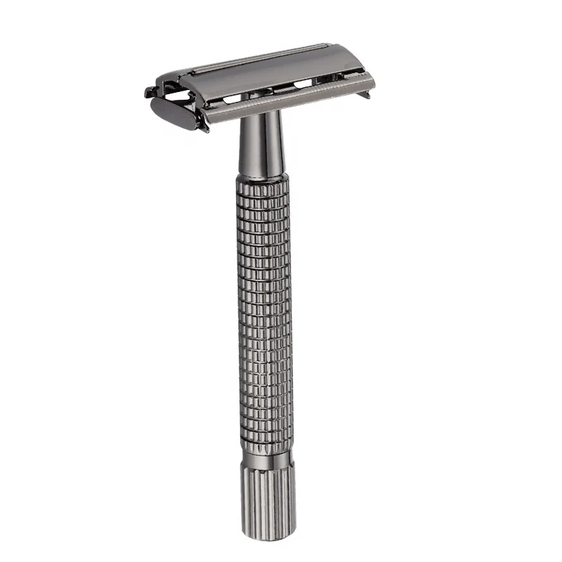 Long Handle Metal Butterfly Razor with 10 Blades