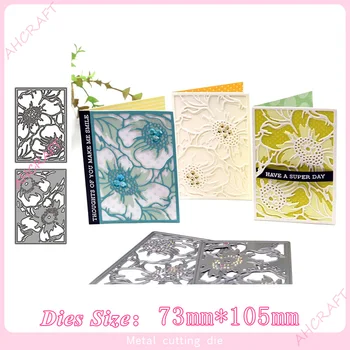 

2pcs Layered cover frame Metal Cutting Dies for diy Scrapbooking Photo Album Decorative Embossing PaperCard Crafts Die2020