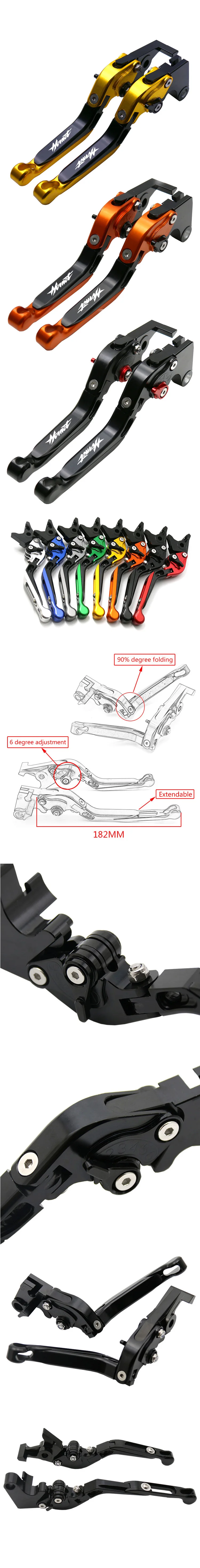 Складные Выдвижные тормозные рычаги сцепления для мотоцикла HONDA CB 599 CB 600 98-06 CBR 600 F2.F3. F4.F4i 91-07 Hornet CB919 02-07