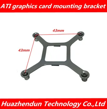 

ATI graphics card mounting bracket 43MM graphics card cross back plate buckle spring bracket 50pcs free shipping